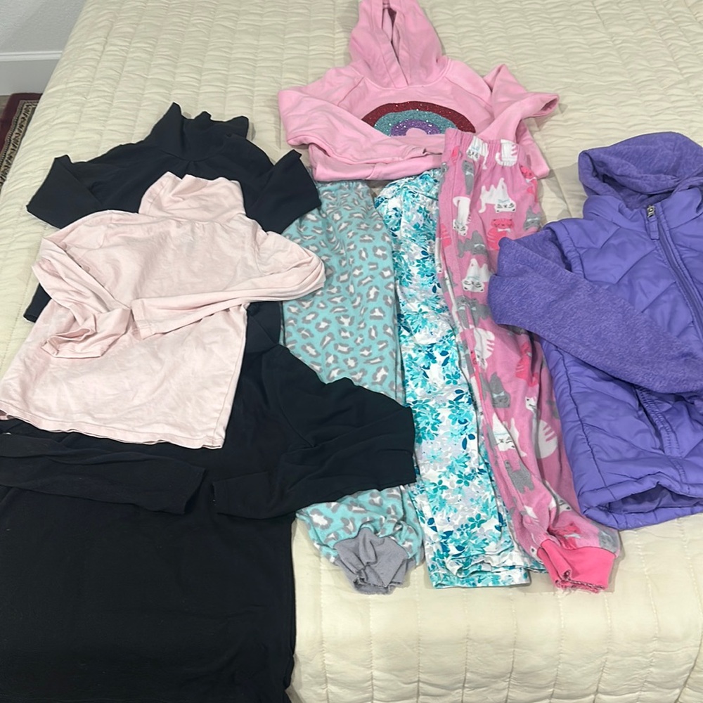 Girls size 7 winter lot-8 pcs